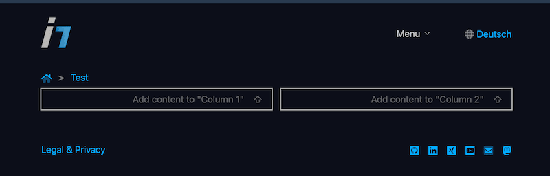 Empty content collections with placeholders in Neos CMS