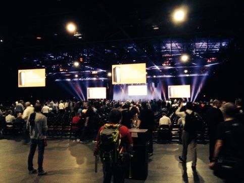 Keynote beim Open Stack Summit 2014 Große Teilnehmerzahl bei Keynote