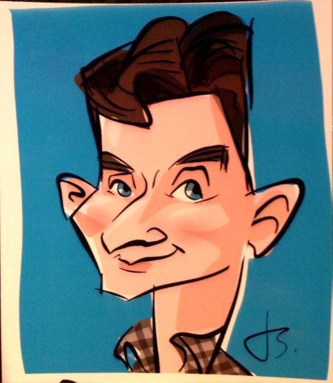 Karikatur von mir Karikatur von Sebastian Helzle