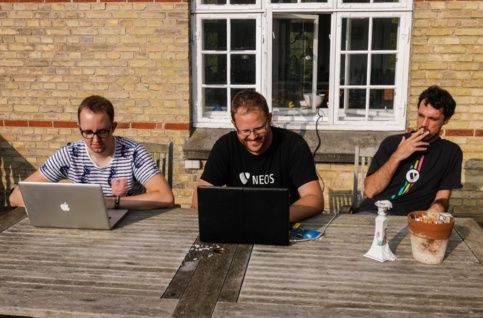 3 Neos developers at work 3 Neos developers at work