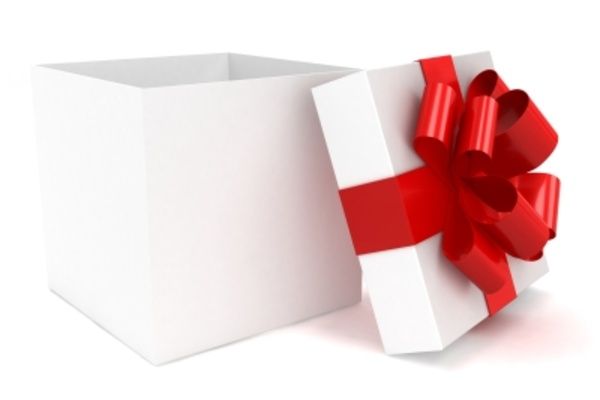Picture of a opened gift box